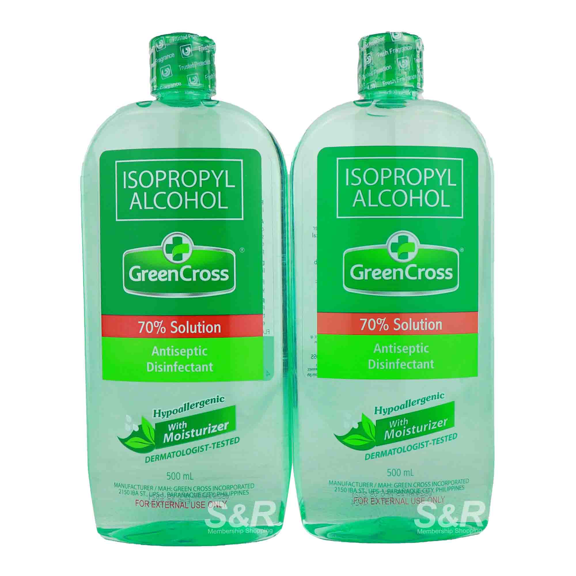Green Cross Isopropyl Alcohol 2pcs